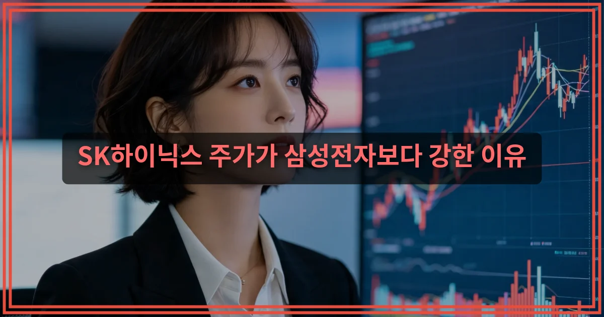 SK하이닉스 주가가 삼성전자보다 강한 이유