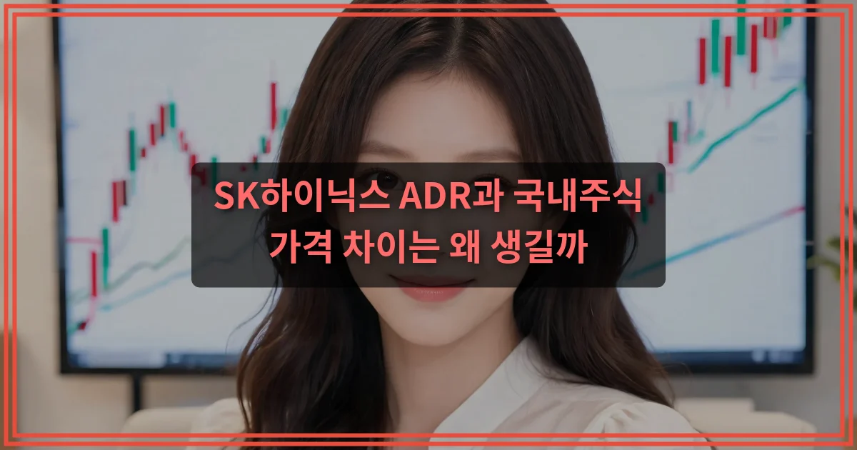 SK하이닉스 ADR과 국내주식 가격 차이는 왜 생길까