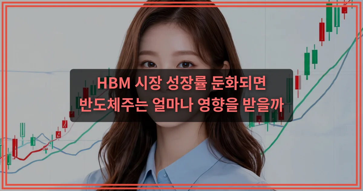 HBM 시장 성장률 둔화되면 반도체주는 얼마나 영향을 받을까