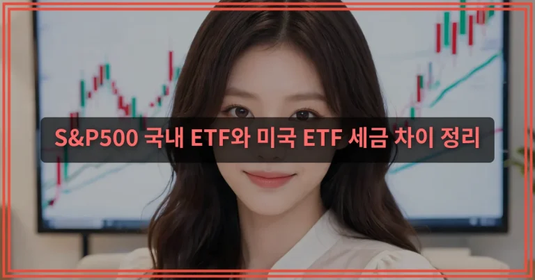 국내주식 ETF 세금, 일반 주식과 다른 부분 먼저 확인하세요